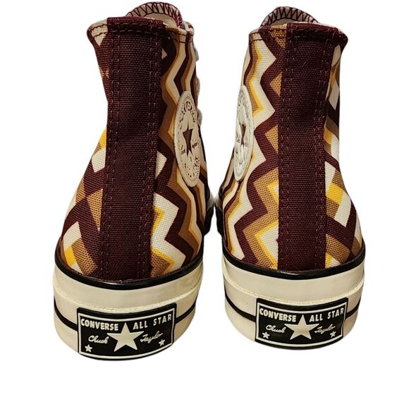 Converse Chuck Taylor 70 Classic Twisted High Top Womens 7 White Brown Maroon - Picture 8 of 16